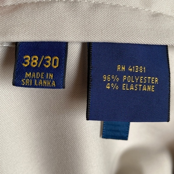 Polo Ralph Lauren performance pants Mens 38 khaki lightweight Golf preppy - Picture 10 of 16